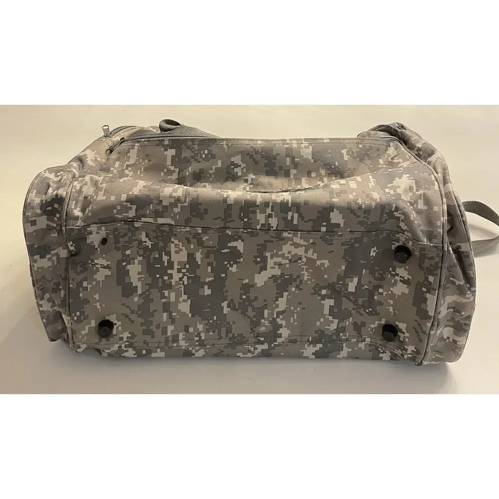 NRA Range Gear Duffle Bag Digital Camo Green Top Handle 20” x 10” x 11” Canvas